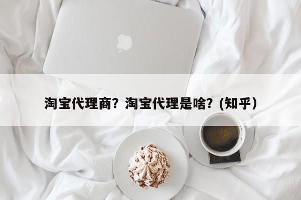 淘宝代理商？淘宝代理是啥？(知乎）